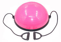 熱い販売の非常に熱い脂肪質のPilates 58cmのヨガのバランスの球の練習の半分の球