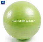 ポンプを搭載するOEM色そしてロゴによって人間化される反破烈させた45cmポリ塩化ビニールのヨガの球