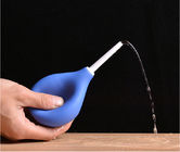 肛門のDoucheのための青い224mlの家庭の健康のSoftableの再使用可能なゴム製/シリコーンの浣腸の球根
