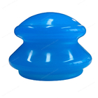 真空はマッサージのシリコーンのすくう湿気の吸収物のVentouseの反セルライトの物理療法のヘルスケアの青を缶詰にする
