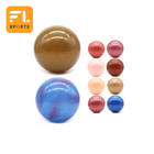15cm - 19cmポリ塩化ビニールの注文のロゴの利用できるきらめきの新体操の球