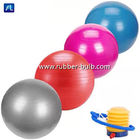 ポンプを搭載するOEM色そしてロゴによって人間化される反破烈させた45cmポリ塩化ビニールのヨガの球