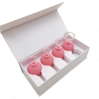 4pcs Rubber Bulb Glass Suction Cups/Rubberの吸引のガラスすくうセット/Rubber Vacuum Cupping Set