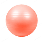 折られた真空は85cmのマッサージ34inchのヨガのバランスの球の適性のヨガの球環境に優しいポリ塩化ビニールの球を包んだ