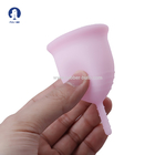 Menstrual Cup OEM Customizeシリコーンの女性ロゴの多彩な折り畳み式の再使用可能